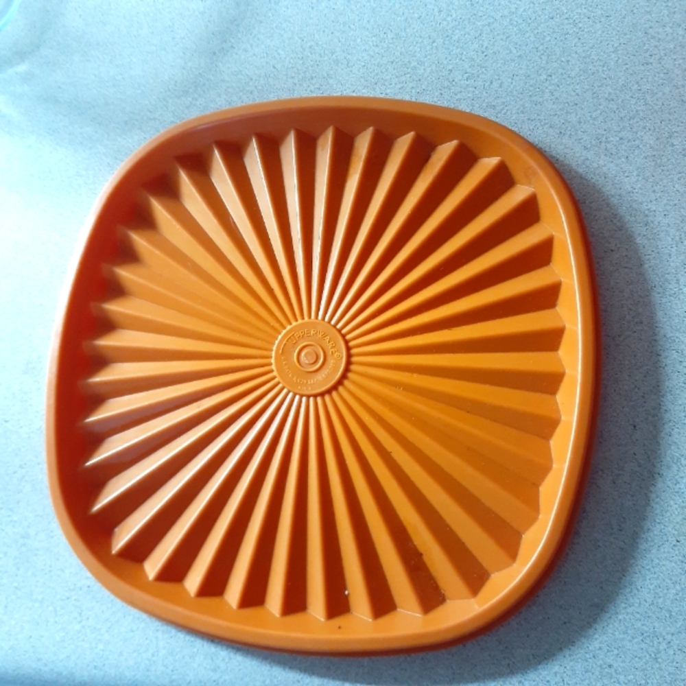 Vtg Tupperware Lid Seal #839 Orange for 7" Servalier® Bottom or Others